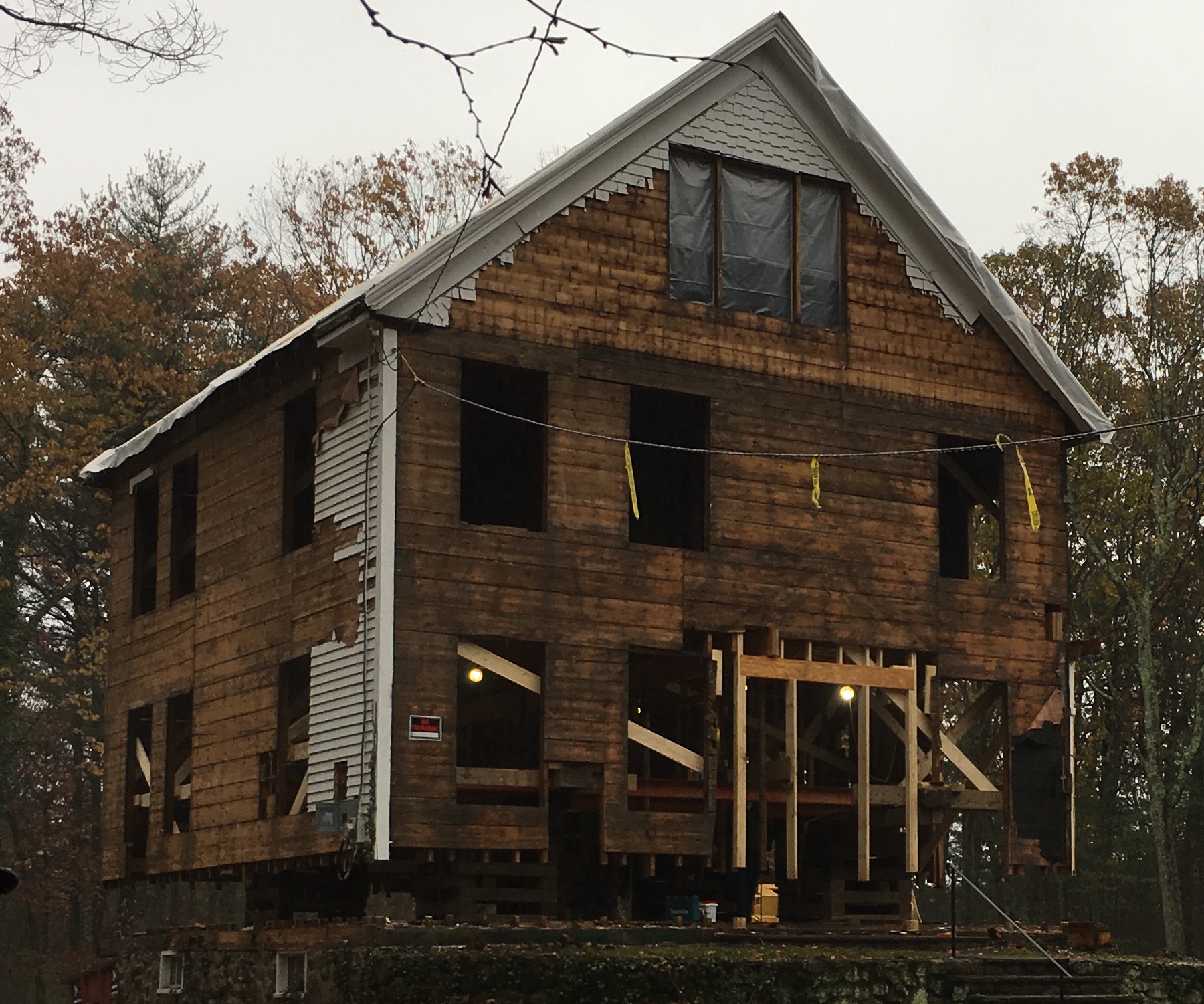 building new house on old foundation